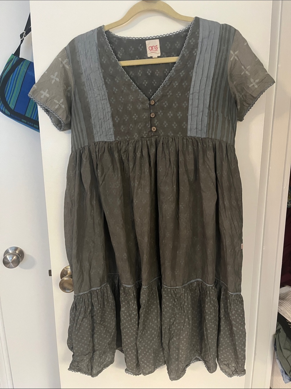 Handmade boho babydoll dress
